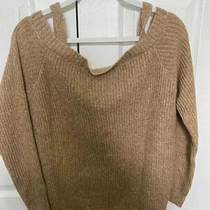 Emery Rose Solid Drop Shoulder Sweater